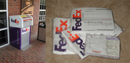 Resupplied Fedex Drop Box